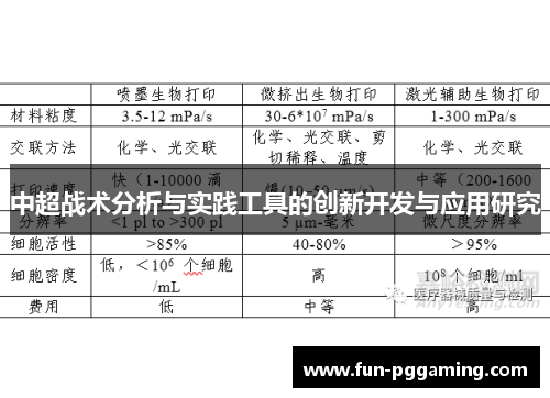 中超战术分析与实践工具的创新开发与应用研究