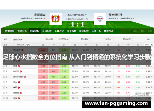 足球心水指数全方位指南 从入门到精通的系统化学习步骤 足球心水指数全方位指南 从入门到精通的系统化学习步骤